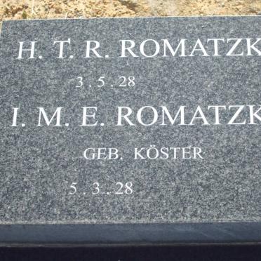 ROMATZKI H.T.R. 1928- &amp; I.M.E. KÖSTER 1928-