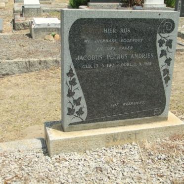 SWART Jacobus Petrus Andries 1901-1961