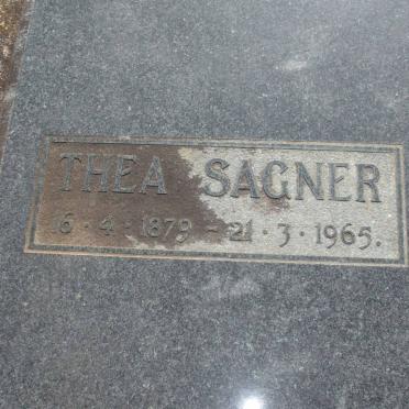 SAGNER Thea 1879-1965