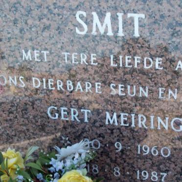 SMIT Gert Meiring 1960-1987