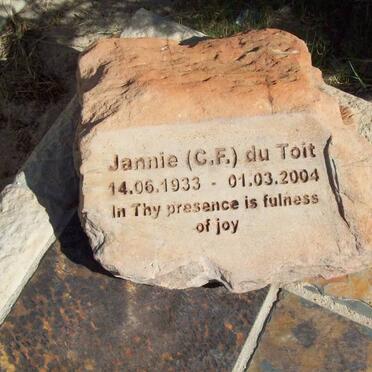 TOIT C.F., du 1933-2004