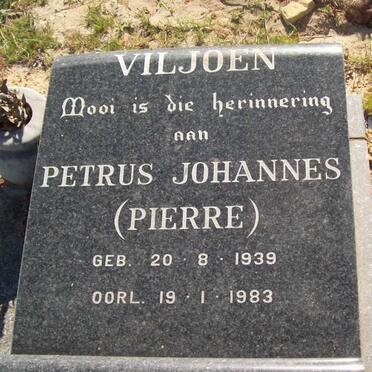 VILJOEN Petrus Johannes 1939-1983