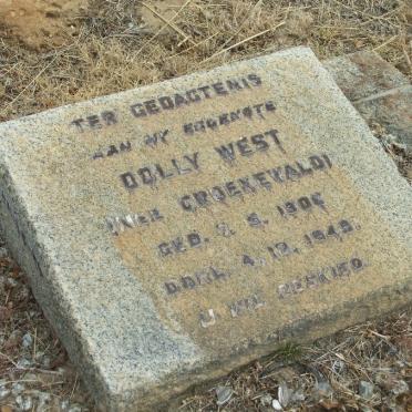 WEST Dolly nee GROENEWALD 190?-194?