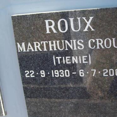 ROUX Marthunis Crous 1930-2006