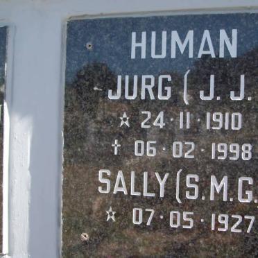 HUMAN J.J. 1910-1998 &amp; S.M.G. 1927-