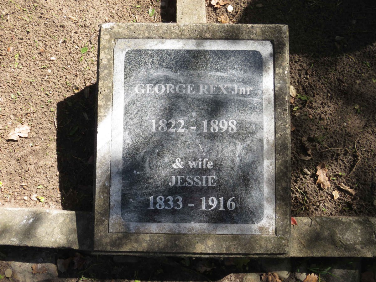 REX George 1822-1898 &amp; Jessie 1833-1916