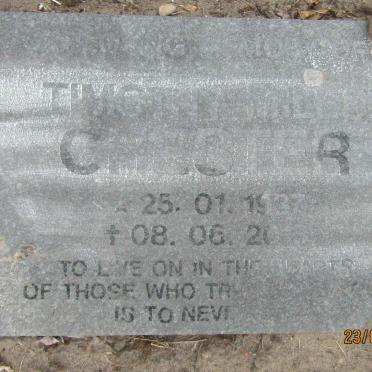 CHESTER Timothy Miles 1937-2013
