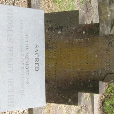 DUTHIE Thomas Henry 1806-1857 :: DUTCHIE Caroline