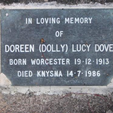 DOVE Doreen Lucy 1913-1986