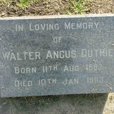 DUTHIE Walter Angus 1887-1963