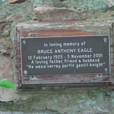 EAGLE Bruce Anthony 1925-2001