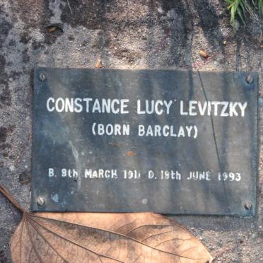 LEVITZKY Constance Lucy nee BARCLAY 1911-1993