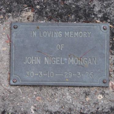 MORGAN John Nigel 1910-1975