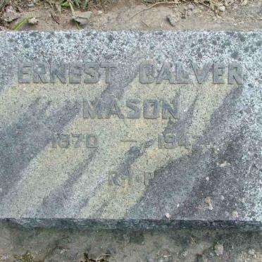 MASON Ernest Calver 1870-1942