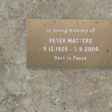 MASTERS Peter 1929-2009