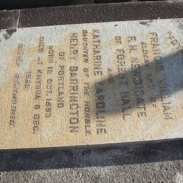 NEWDIGATE Francis William 1893-1952