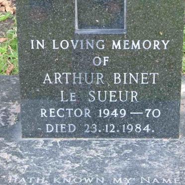 SUEUR Arthur Binet, le -1984