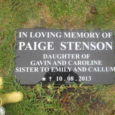 STENSON Paige -2013