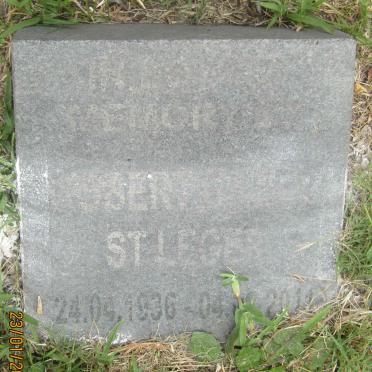 ST LEGER Robert 1936-2011
