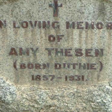 THESEN Amy nee DUTHIE 1857-1931