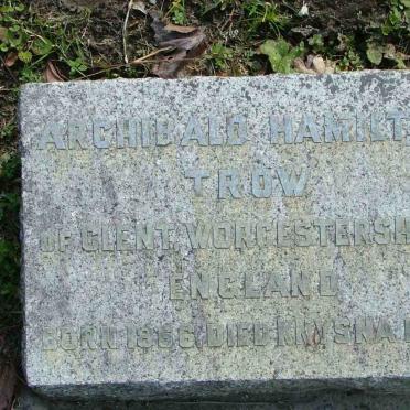 TROW Archibald Hamilton 1866-1943