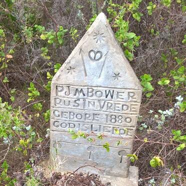 BOWER P.J.M. 1880-