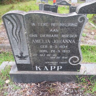 KAPP Amelia Johanna 1934-1973