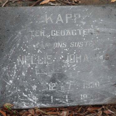 KAPP Nellie Johanna 1930-1949