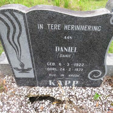 KAPP Daniel 1922-1973