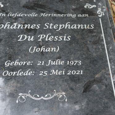 PLESSIS Johannes Stephanus, du 1973-2021