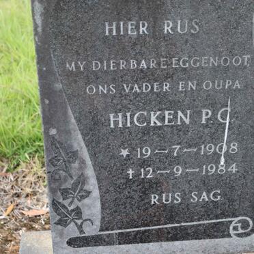 HICKEN P.C. 1908-1984