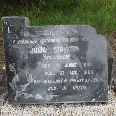 STRYDOM Julia nee HICKEN 1939-1960