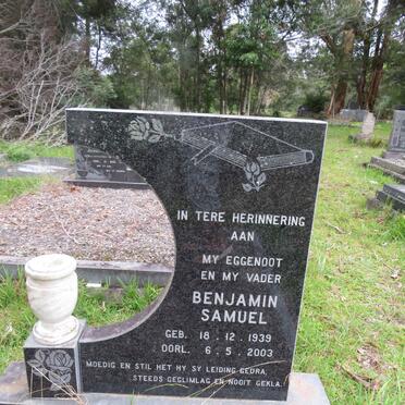 VERMAAK Benjamin Samuel 1939-2003