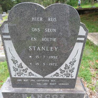 HANCOX Stanley 1952-1972