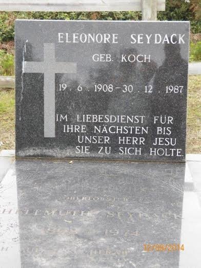 SEYDACK Hellmuth 189?-1974 &amp; Eleonore KOCH 1908-1987