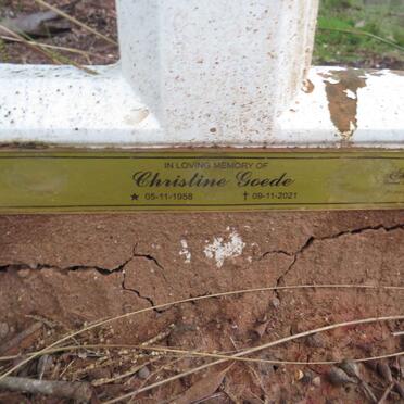 GOEDE Christine 1958-2021