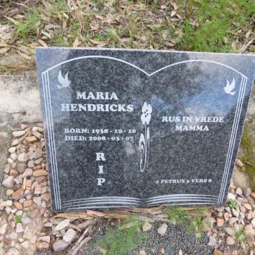 HENDRICKS Maria 1938-2008