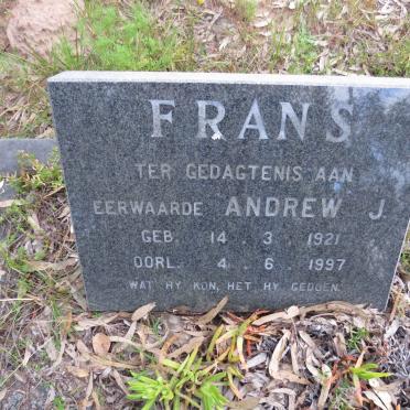 FRANS Andrew J. 1921-1997