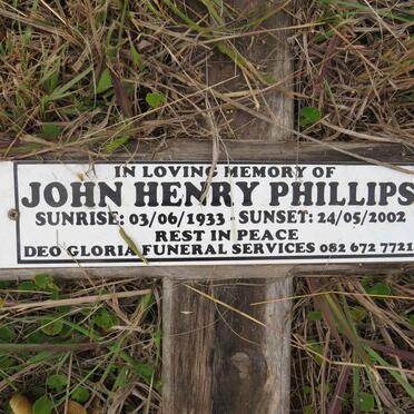 PHILLIPS John Henry 1933-2002
