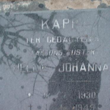 KAPP Nellie Johanna 1930-1949