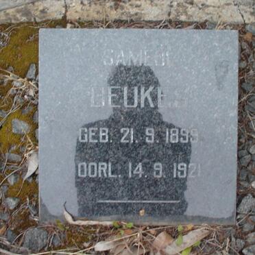 BEUKES Sameul 1899-1921