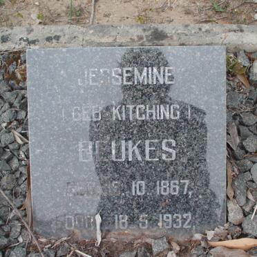 BEUKES Jessimine nee KITCHING 1867-1932