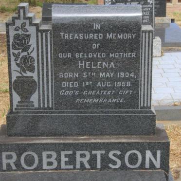 ROBERTSON Helena 1904-1958