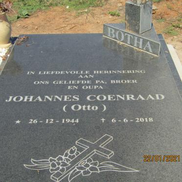 BOTHA Johannes Coenraad 1944-2018