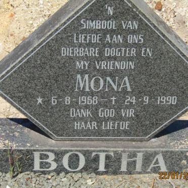 BOTHA Mona 1968-1990