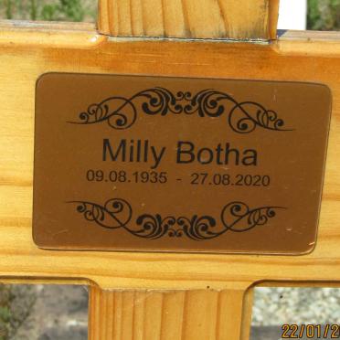 BOTHA Milly 1935-2020