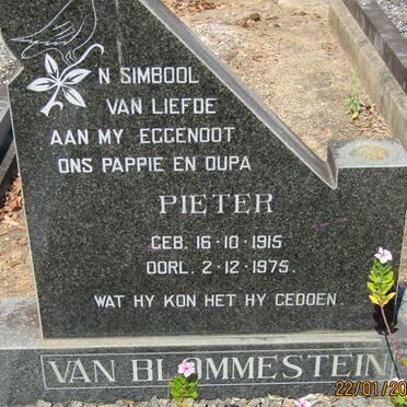 BLOMMESTEIN Pieter 1915-1975