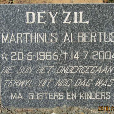 DEYZIL Marthinus Albertus 1965-2004