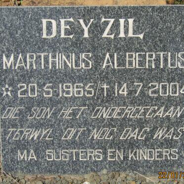 DEYZIL Marthinus Albertus 1965-2004