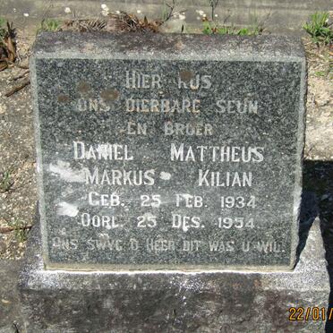 KILIAN Daniel Mattheus Markus 1934-1954